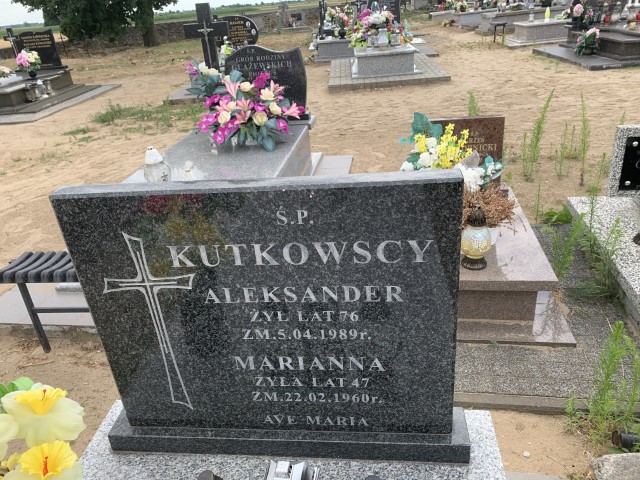 Aleksander Kutkowski Osmolin (Sanniki) - Grobonet - Wyszukiwarka osób pochowanych