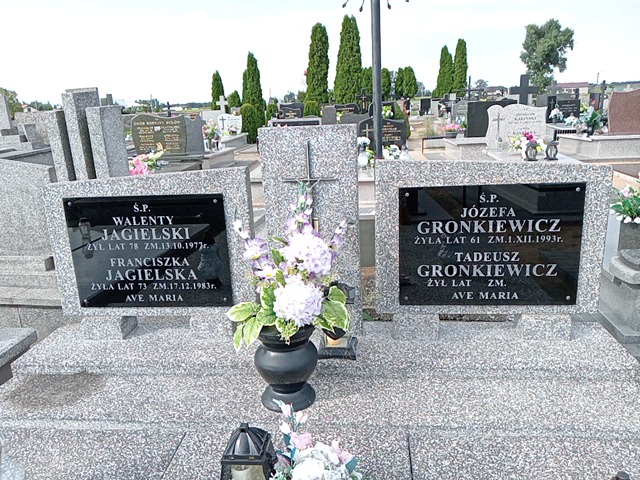 Franciszka Jagielska Osmolin (Sanniki) - Grobonet - Wyszukiwarka osób pochowanych